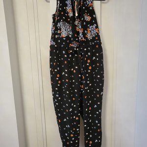 Anne Taylor Loft, Floral Jumpsuit, Size Small